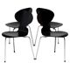 Ensemble de quatre chaises 3100 "Ant" - Arne Jacobsen pour Fritz Hansen, Danemark