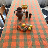 Ensemble de linge de table en coton, 1970