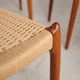 Set of 6 model 78 chairs in teak by Niels O. Møller, Denmark, 1960s.