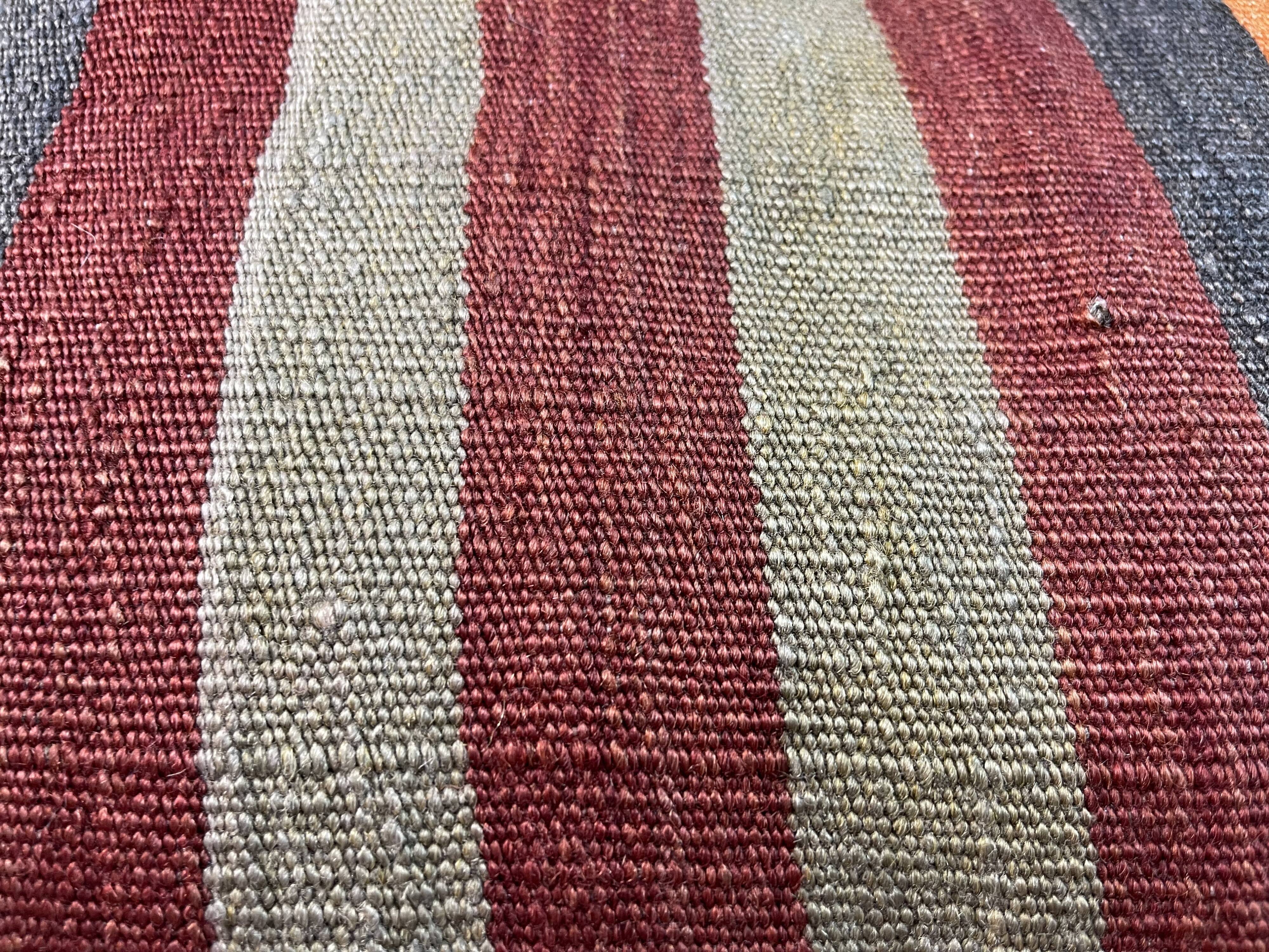 Vintage turkish kilim cushion cover , 120 x 40 cm