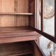 Glass-fronted bookcase