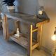 Vintage wooden workbench