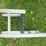 Wooden children's chair and seating in recycled air chamber