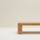 Rectangle oak mosaic coffee table from Rolf Middelboe & Gorm Lindum for Tranekaer, Denmark 70s.