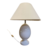 Cracked porcelain egg lamp 1980