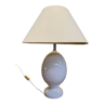 Lampe œuf en porcelaine craquelé 1980