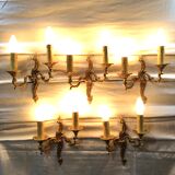 Set of 5 sconces louis XV