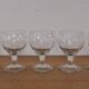 Set of 7 finely engraved vintage wine glasses
