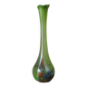 Vase verre arlecchino Murano multicolore vintage