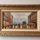 Walter SITA Oil on canvas Paris place de la concorde