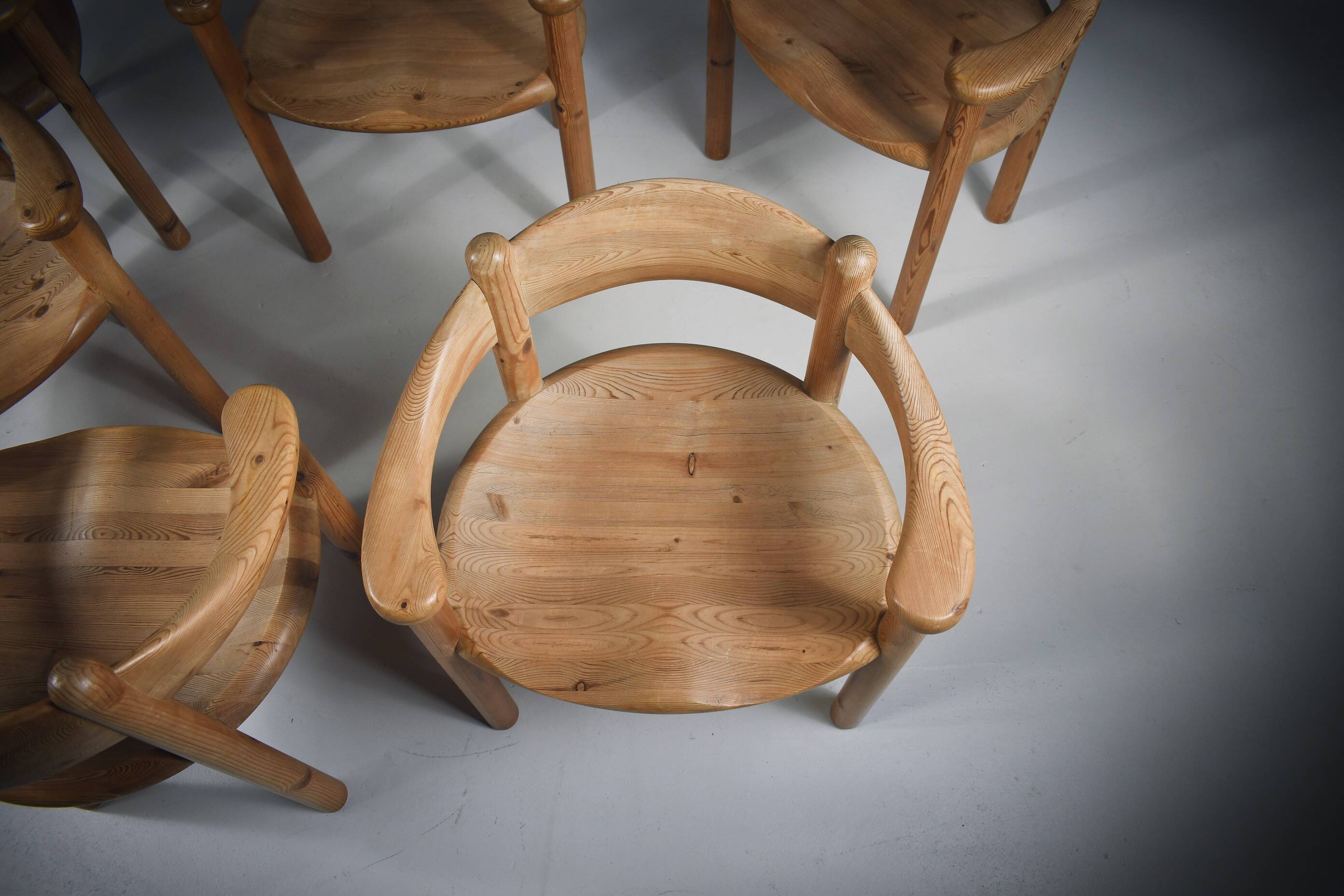 Dining chairs by Rainer Daumiller x 6, 1970s