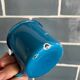Small blue cup Swallow brand enameled sheet metal