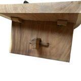 Solid oak coffee table – unique handcrafted piece (Ventura)