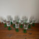 11 stemmed glasses