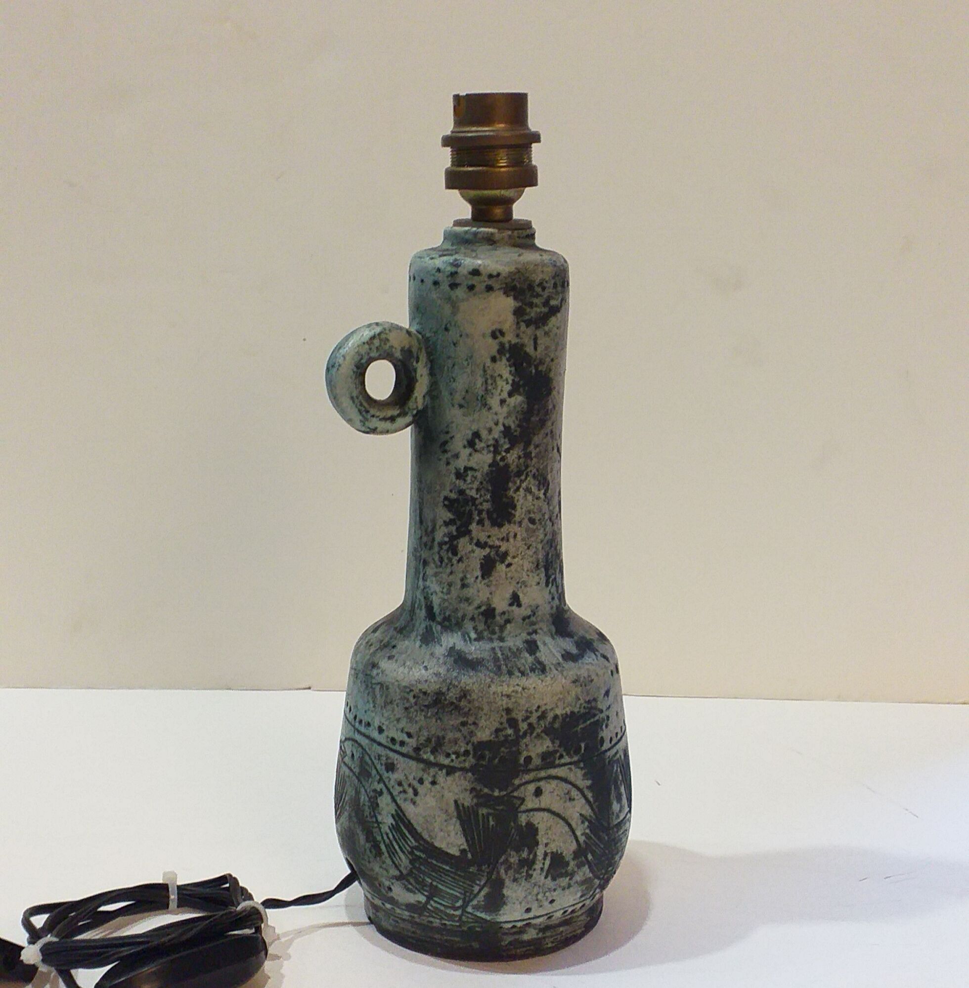 Lamp Jacques Blin ceramic
