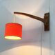 Mid-century cantilever wall lamp with a pivoting arm, 1960s.