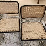 Series of 4 chairs B32 Cesca de Breuer