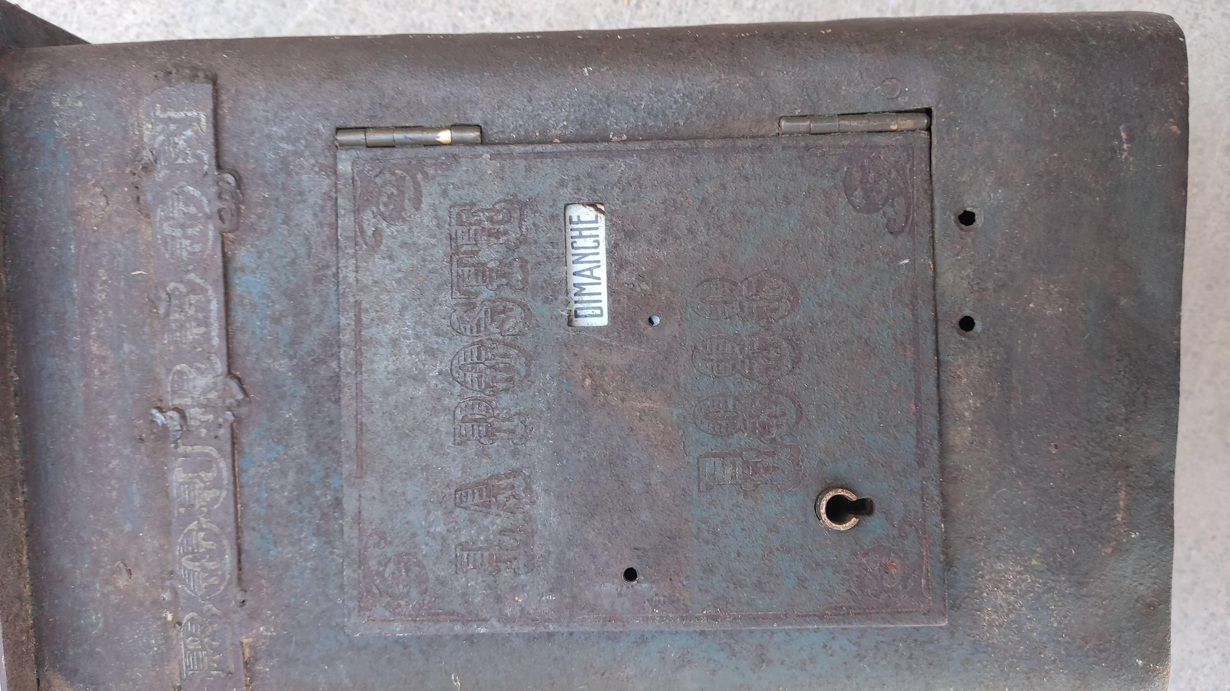 Mailbox, post office 1888, museum, reunion island