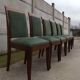 6 chaises aca​jou Gaston Poisson art déco 1930/1940