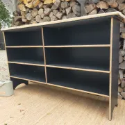 Wooden locker workbench