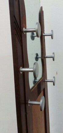 Locker room coat door