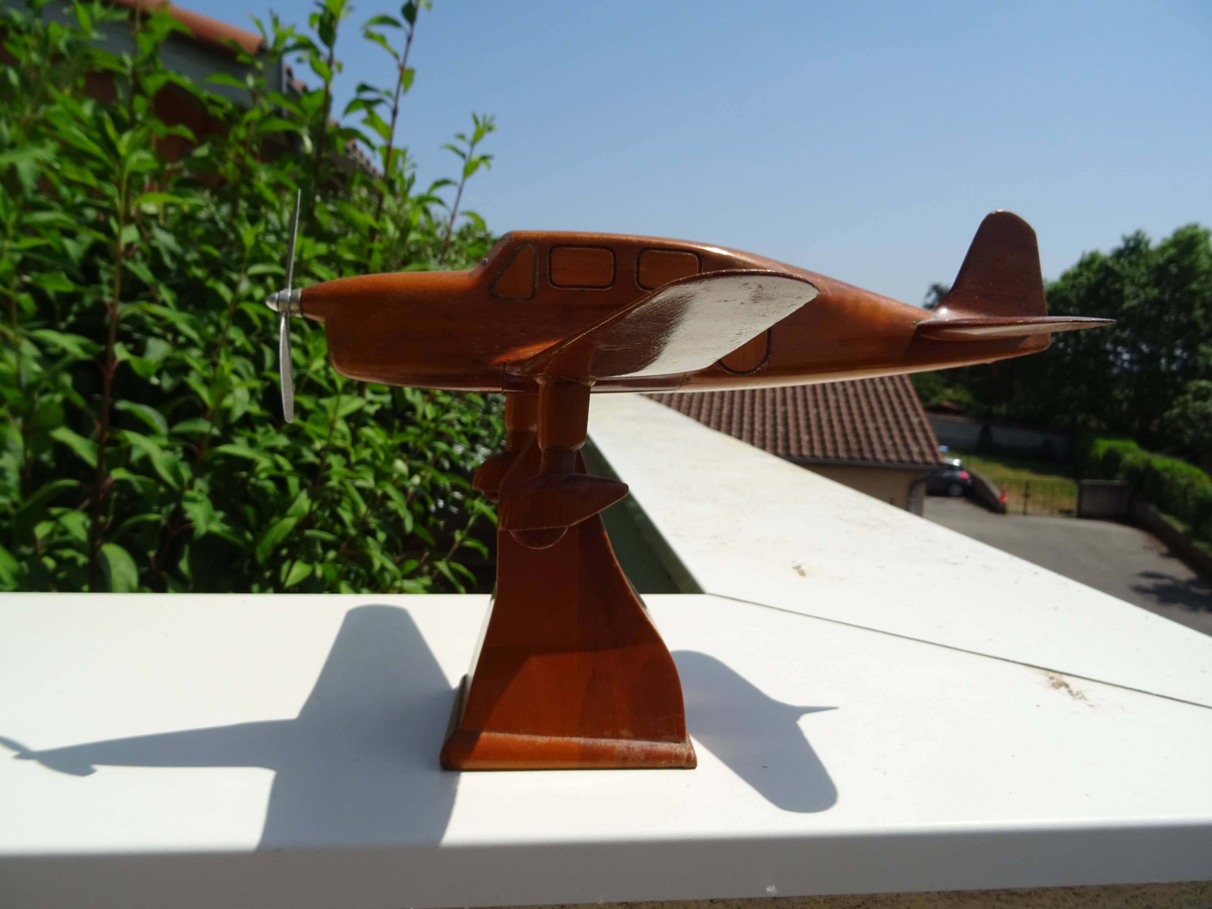 Wooden plane Art Deco 30 years 40