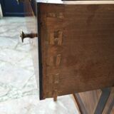 Old wood bedside