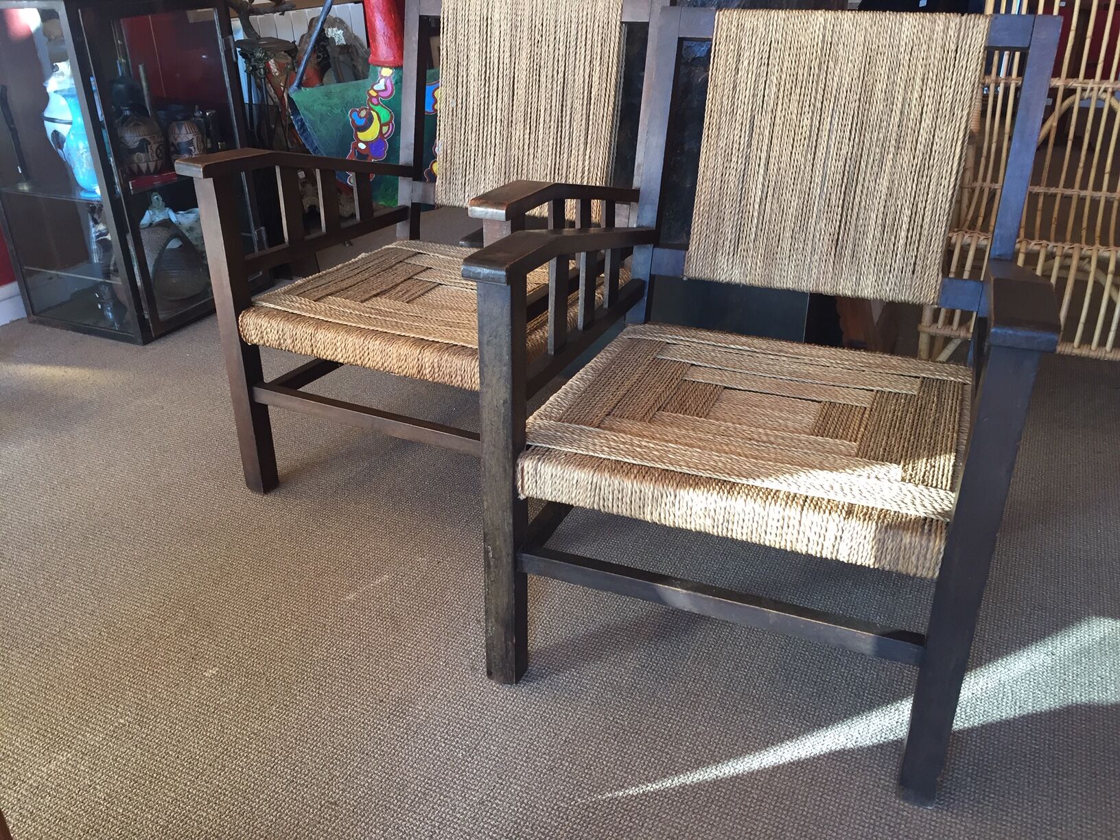 Pair of 1930 armchairs by Francis Jourdain