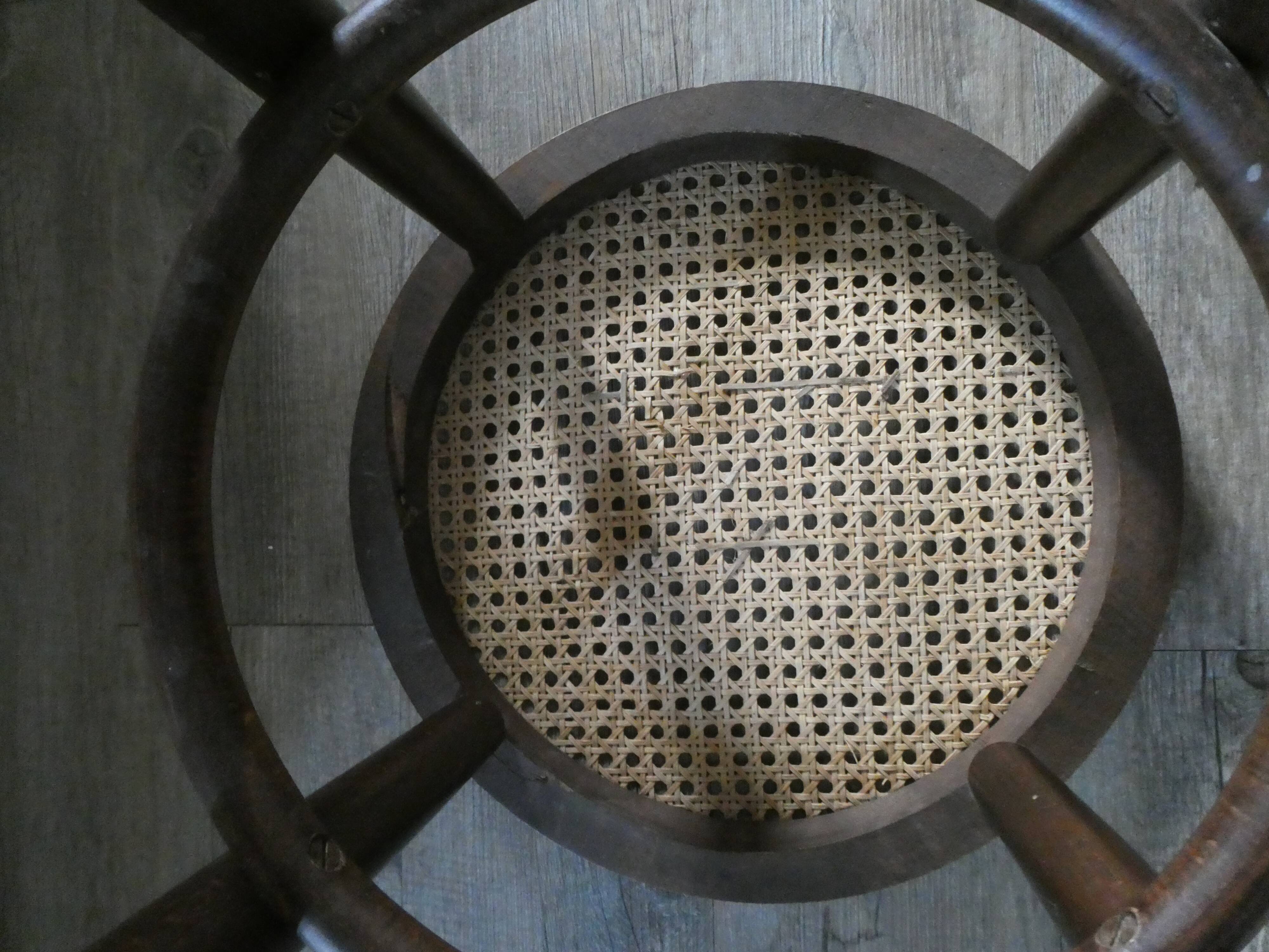 Wooden bistro and canning stool