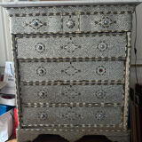 Syrian antique chest of drawers