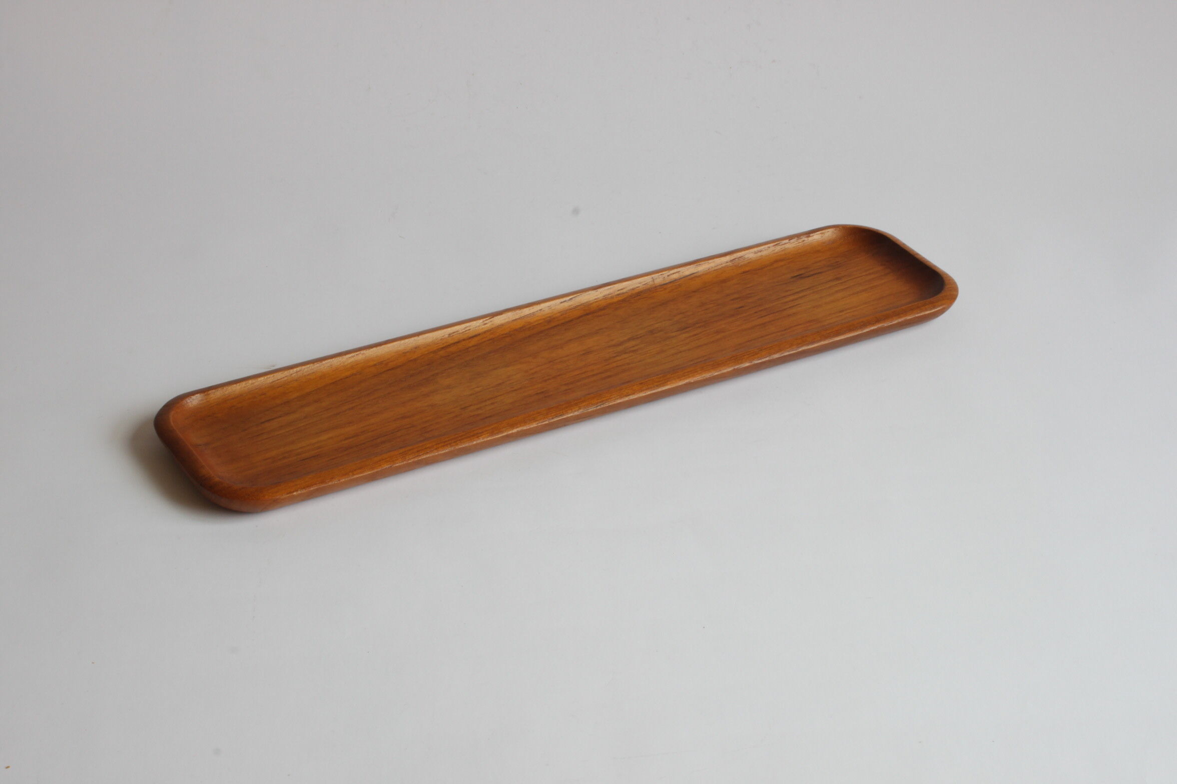 Teak wooden serving tray by Karl Holmberg, Sweden 1960s.