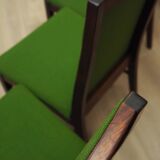 Ensemble de quatre chaises en palissandre, design danois, années 1970, éditeur : Dyrlund