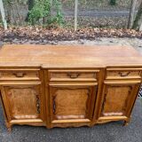 Buffet Louis XV époque 19ème en bois chêne massif