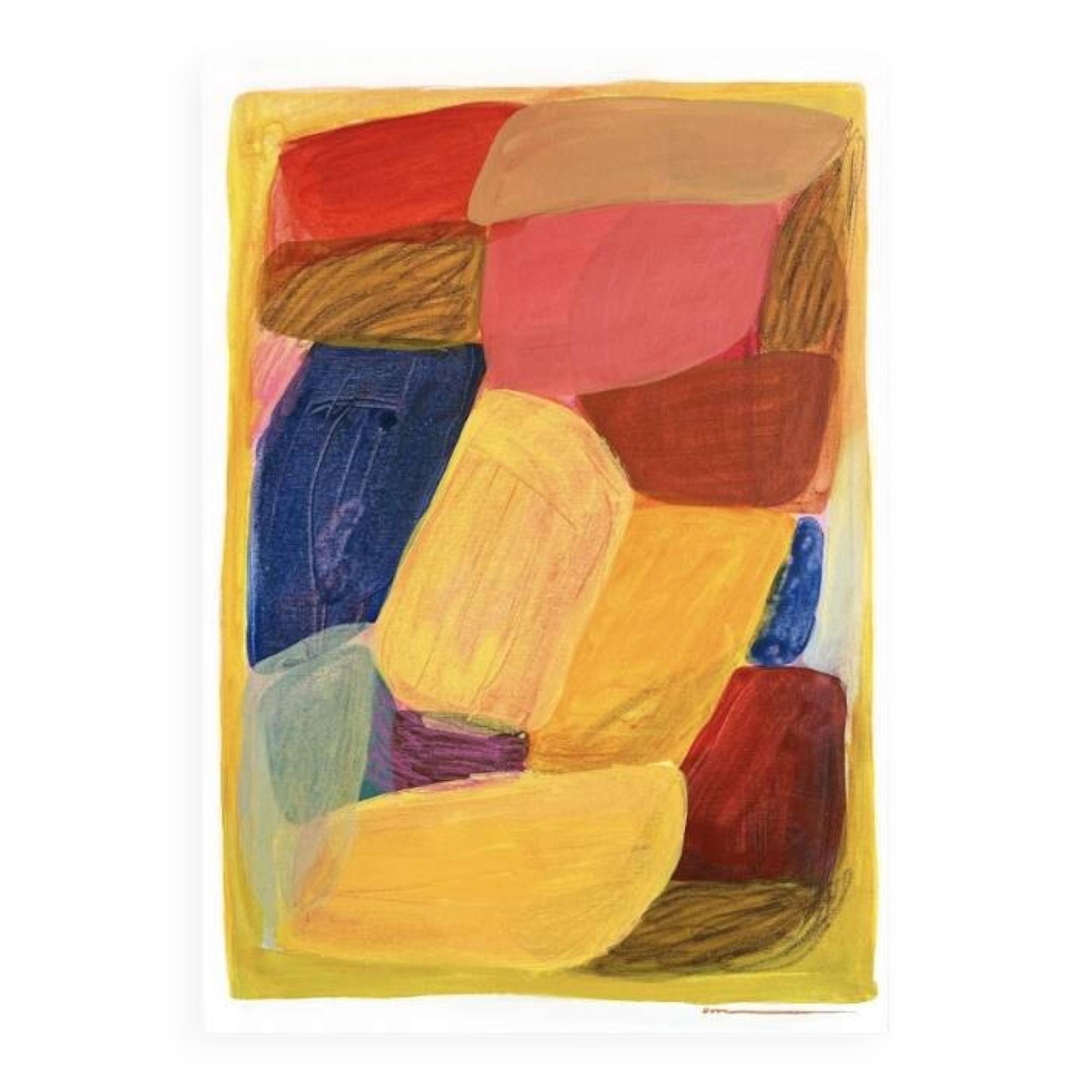Original abstract painting on canvas