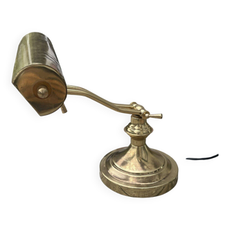 Lampe notaire en laiton