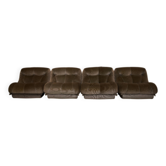 Canapé, chauffeuses, "Nuvolone", R. Maturi, Mimo Padova, 1970
