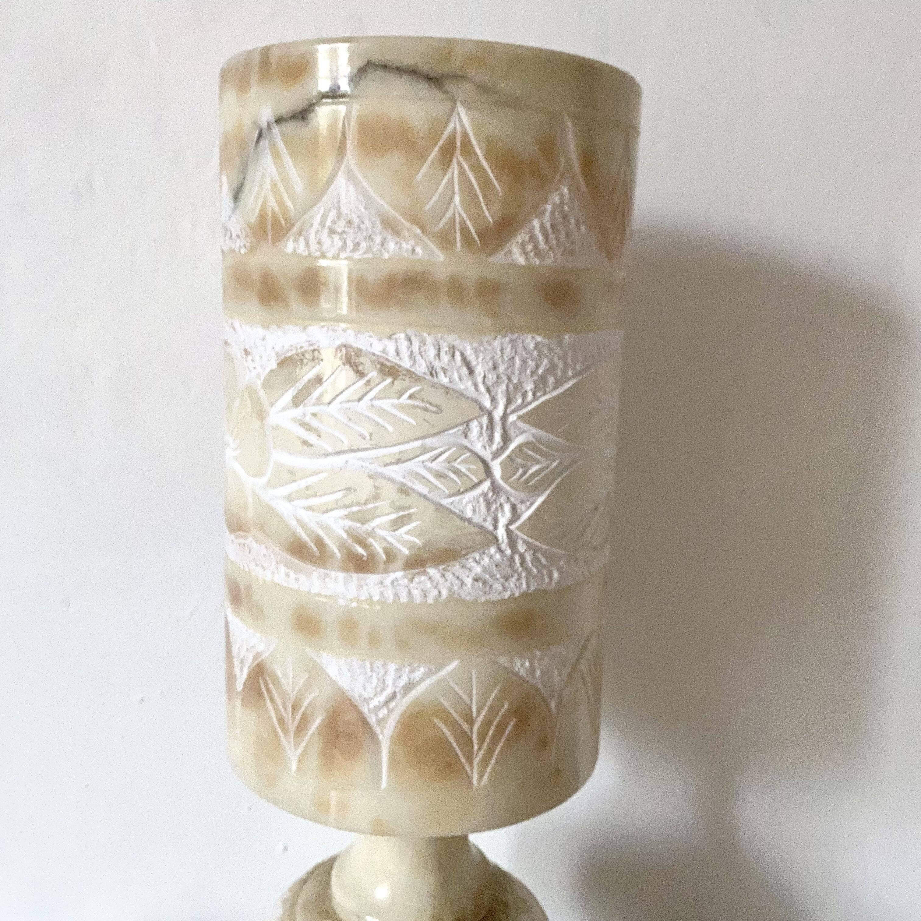 Vintage alabaster lamp