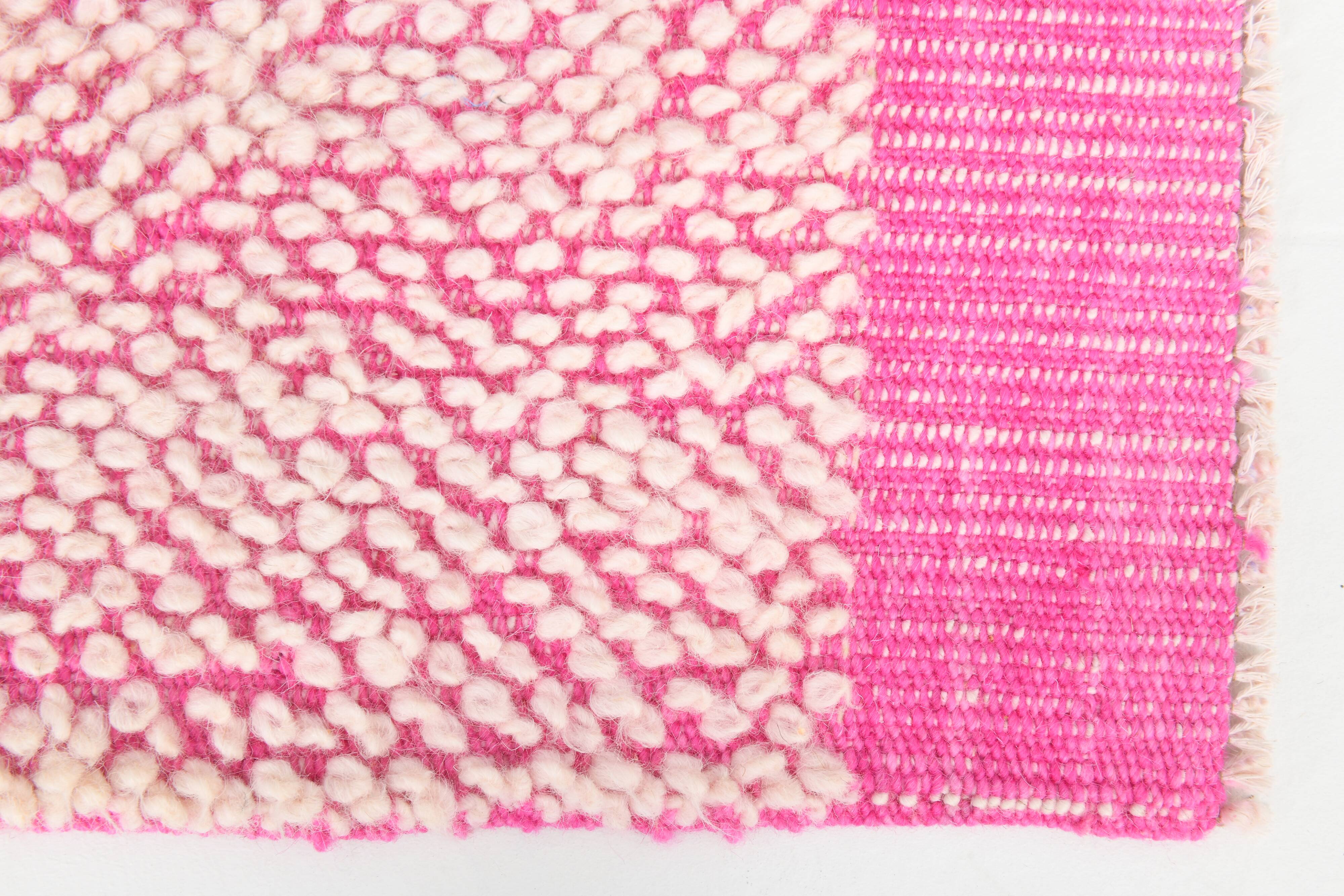 8x10 Pink & Beige Vintage Kilim Rug, 249x300Cm