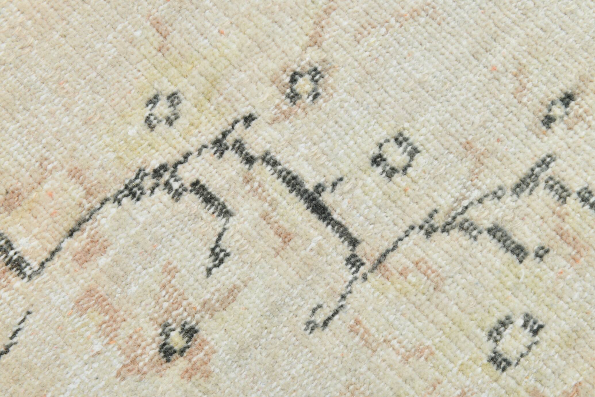 Vintage Turkish Rug, 162x264Cm