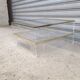 1970s plexiglass coffee table