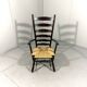 Rustic brutalist high ladder back arm chair 1960’s