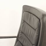 Leather office chair by Jørgen Kastholm for Kill International