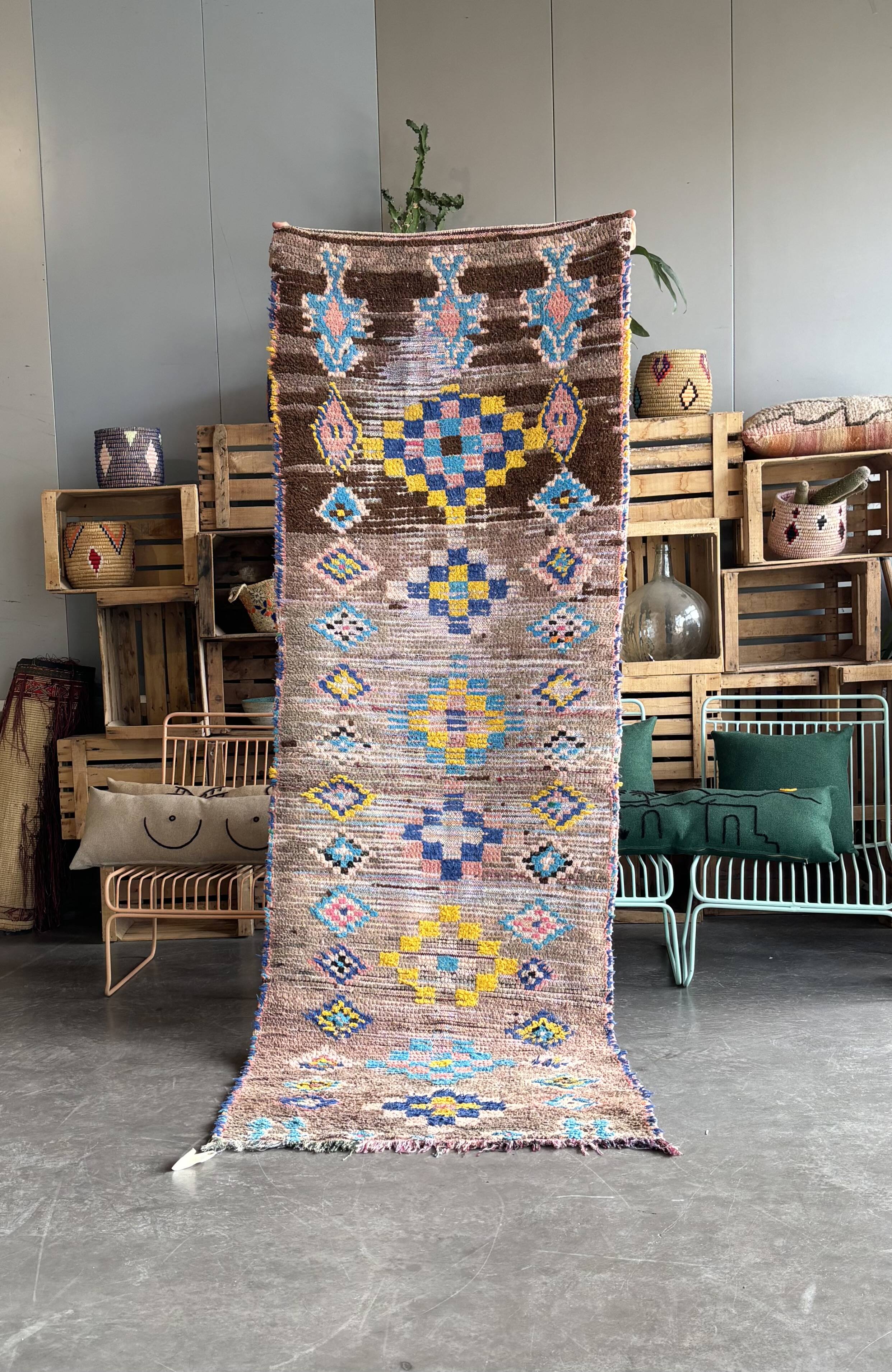 Berber carpet hallway boujad modern Moroccan