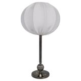 Art Deco table lamp in silver plate, 1930s Sweden