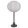 Art Deco table lamp in silver plate, 1930s Sweden