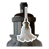 Upcycled vintage pendant light