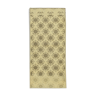 Tapis beige turc en laine nouée à la main 86 cm x 190 cm