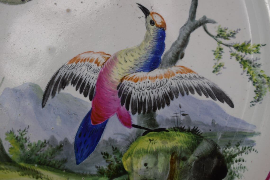 Art Nouveau plate Emile Gallé St Clement