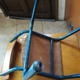 Desk desk desk table child school metal wood and vintage chair