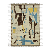 Hand-Knotted Tribal Unique 206 cm x 303 cm Multicolor Wool Carpet